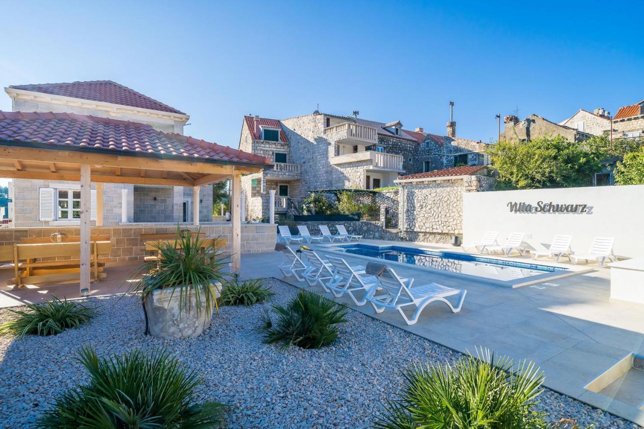 Residence & Pool Villa Schwarz Suites Кавтат Екстериор снимка